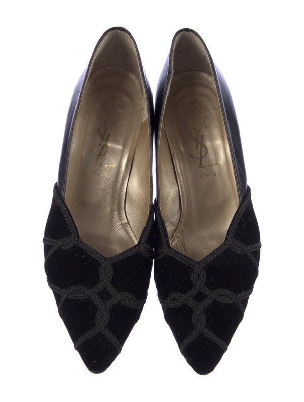 Yves Saint Laurent Vintage Velvet Pumps