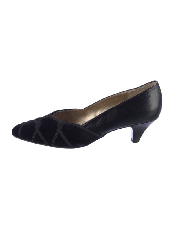 Yves Saint Laurent Vintage Velvet Pumps