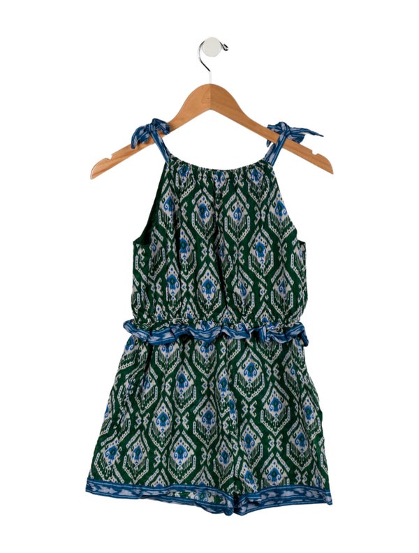Zimmermann Girls' Printed Sleeveless Romper
