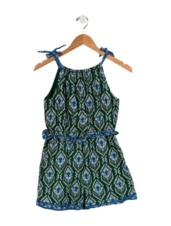 Zimmermann Girls' Printed Sleeveless Romper