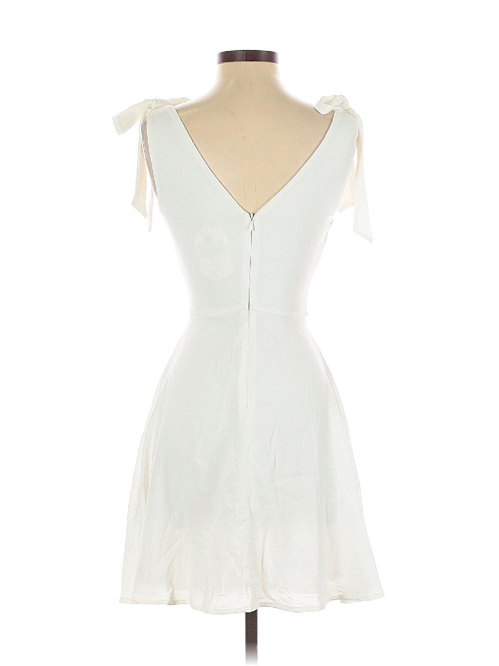 Altar'd State 100% Polyester White Cocktail Dress Size XS - 67% Off