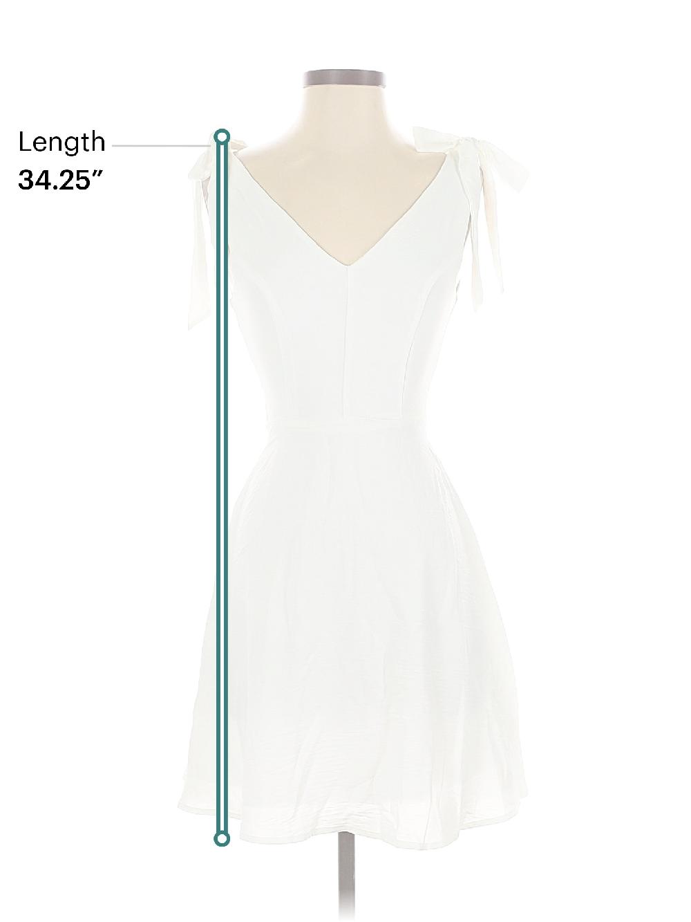 Altar'd State 100% Polyester White Cocktail Dress Size XS - 67% Off