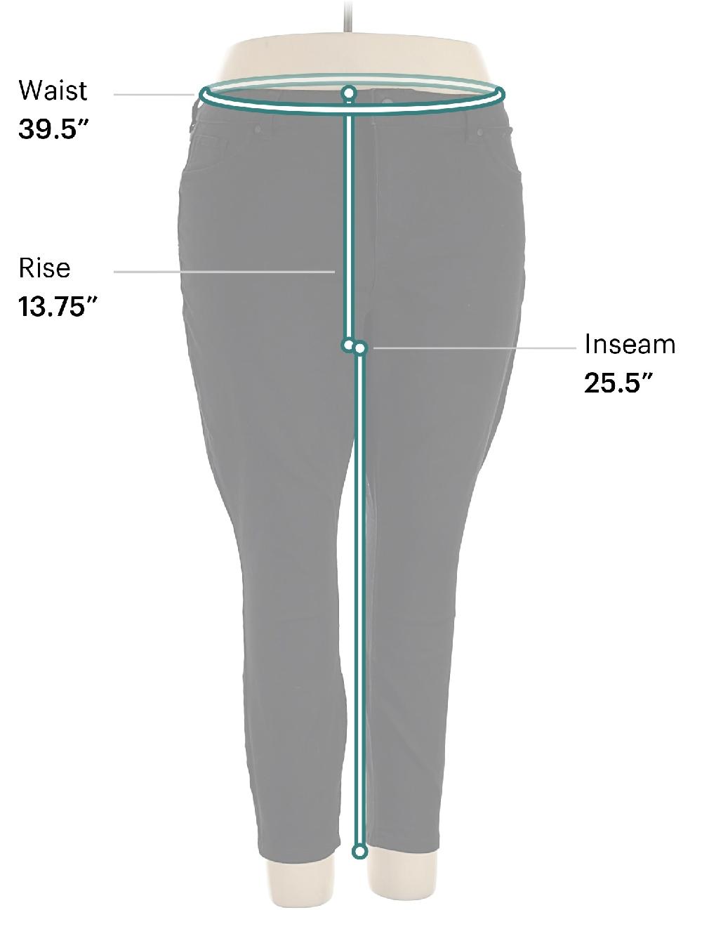 D.jeans Black Jeggings Size 22 - 48% Off