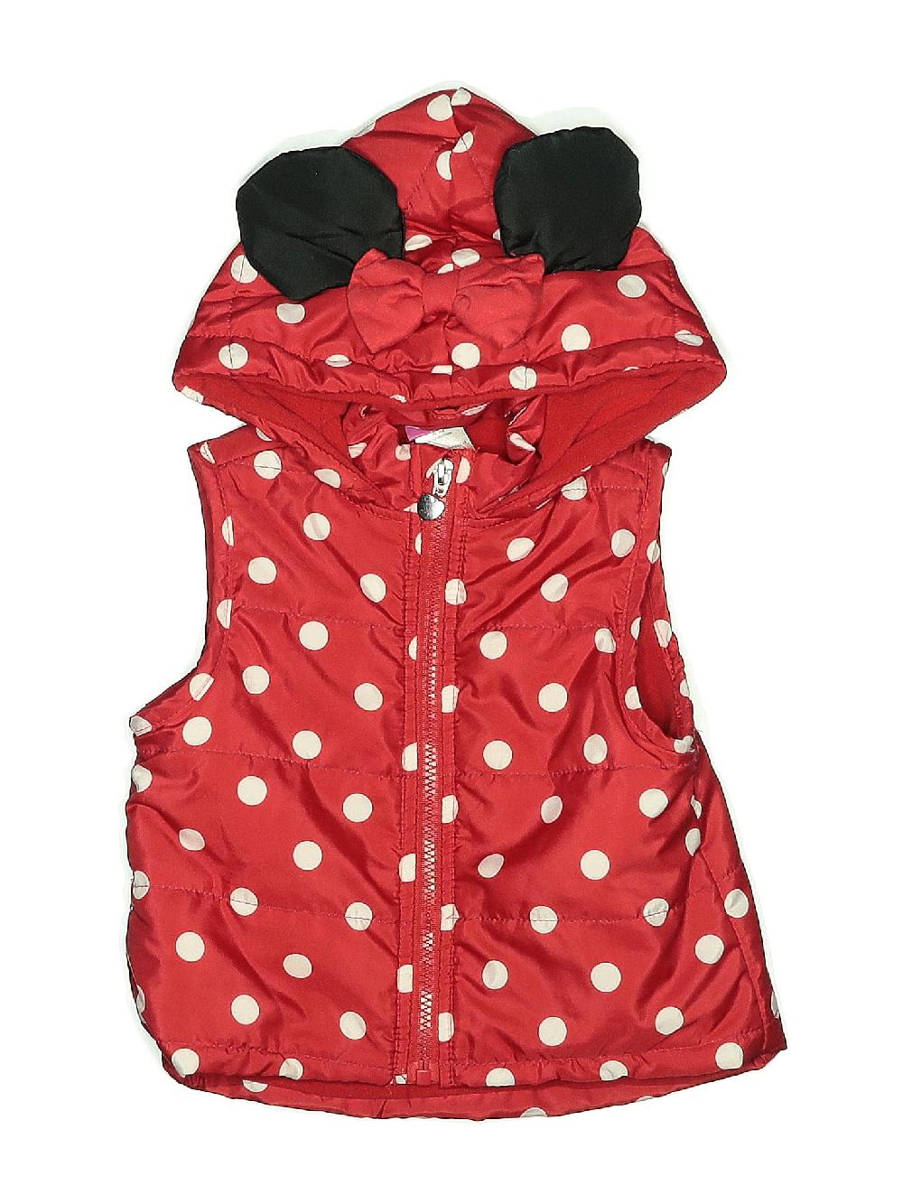 Disney 100% Polyester Polka Dots Red Vest 12-18 MO / 18 MO - 40% off