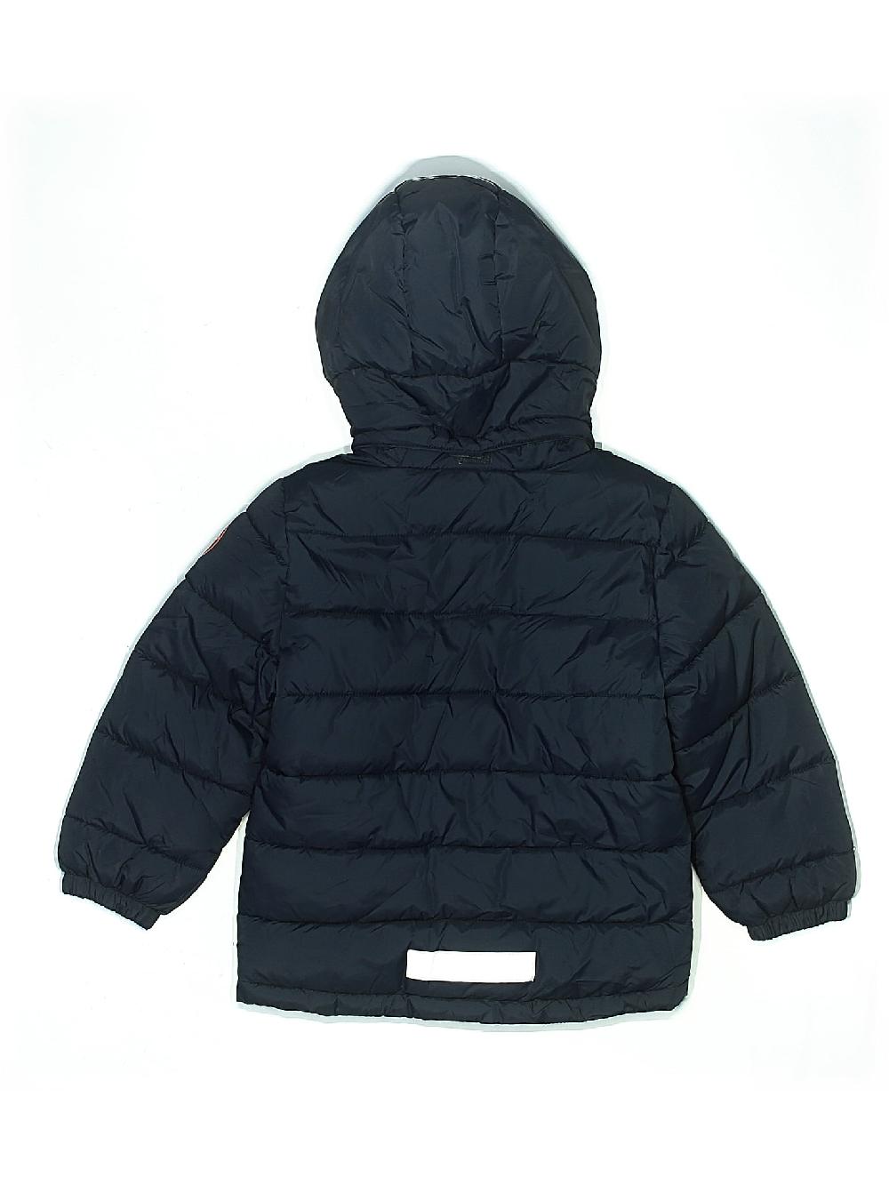 H&M 100% Polyamide Solid Blue Snow Jacket Size 5 - 6 - 48% Off