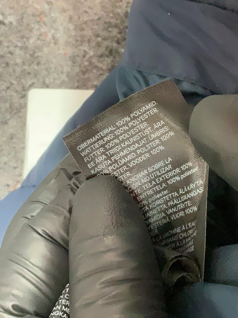 H&M 100% Polyamide Solid Blue Snow Jacket Size 5 - 6 - 48% Off