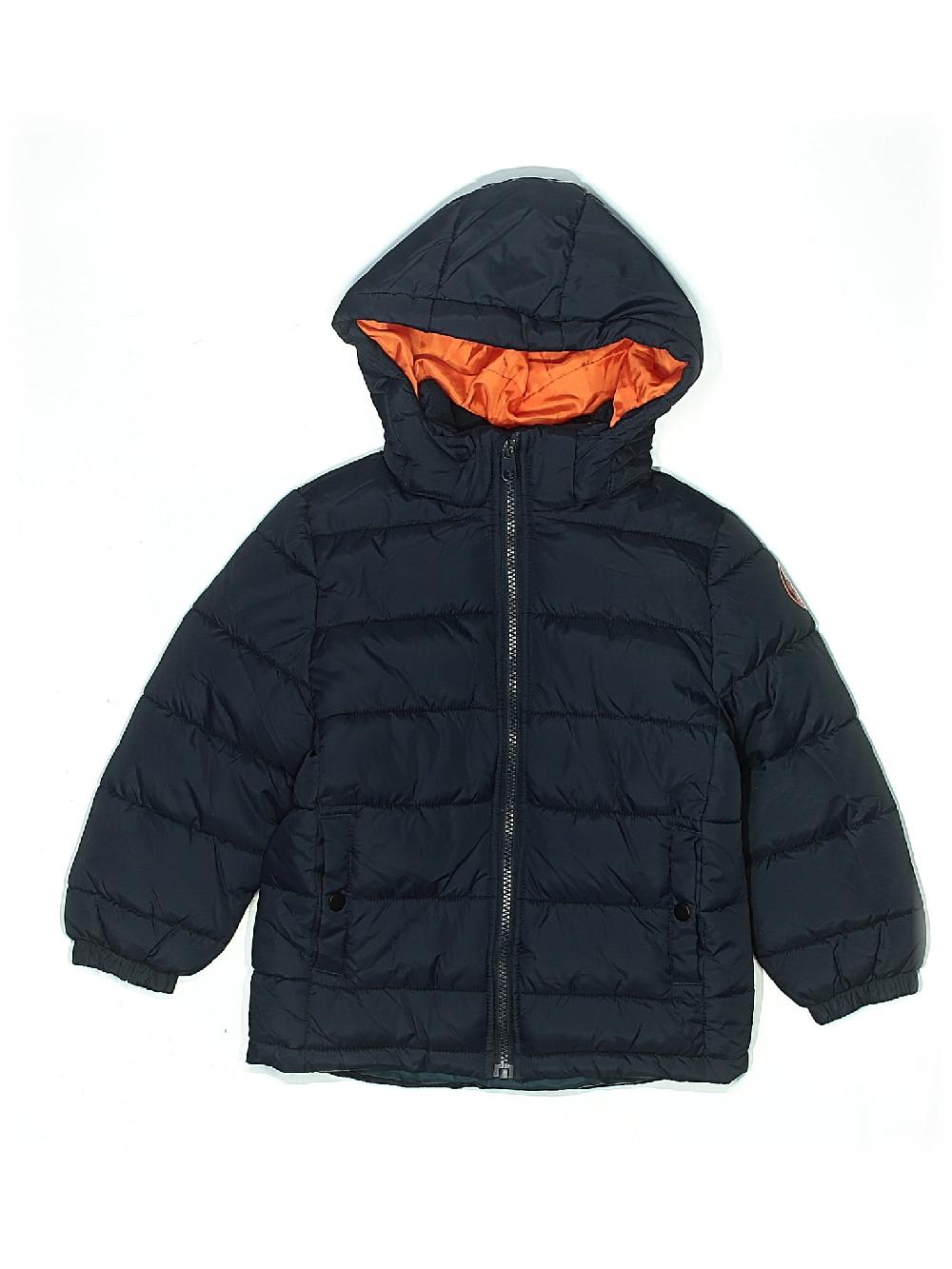 H&M 100% Polyamide Solid Blue Snow Jacket Size 5 - 6 - 48% off