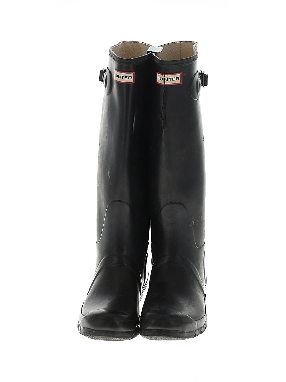 Hunter Black Boots Size EU 42 - 62% Off