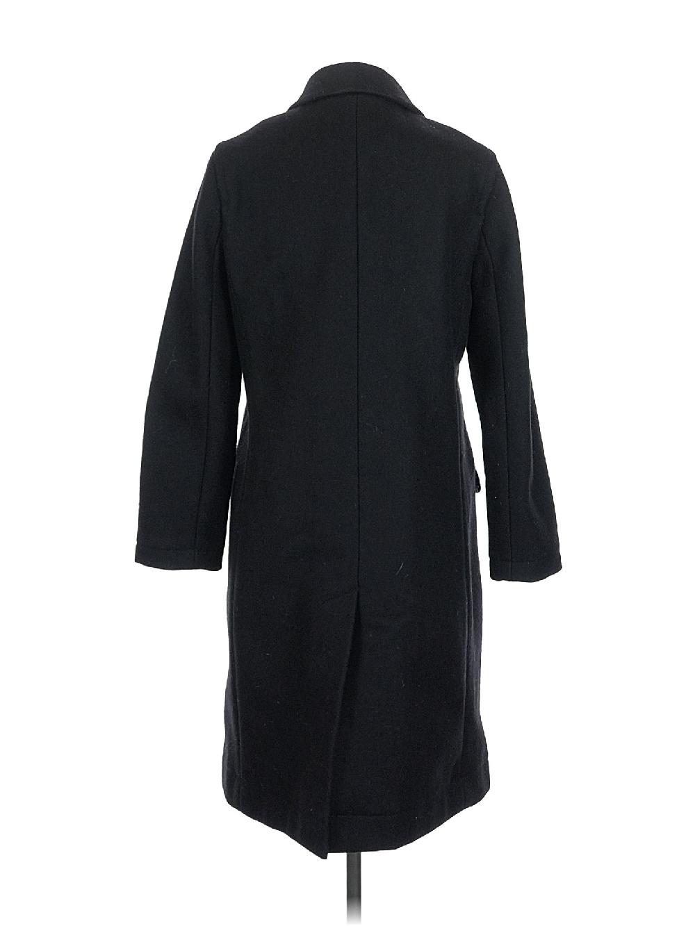 J.Crew Black Wool Coat Size S (petite) - 75% Off