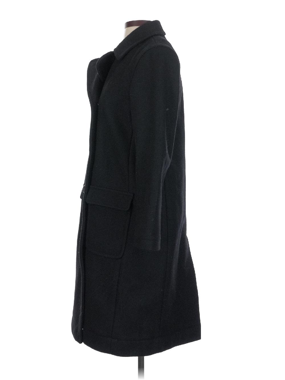 J.Crew Black Wool Coat Size S (petite) - 75% Off