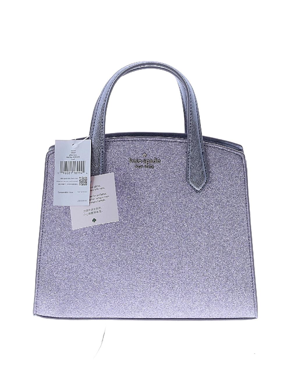 Kate Spade New York Metallic Gray Purple Satchel One size - 59% off