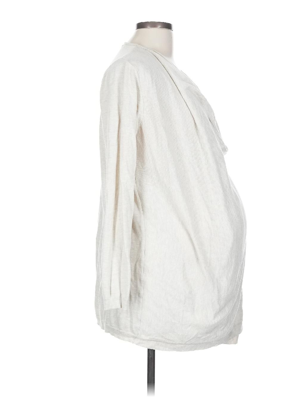 Old Navy - Maternity Ivory Pullover Sweater Size L - 67% Off