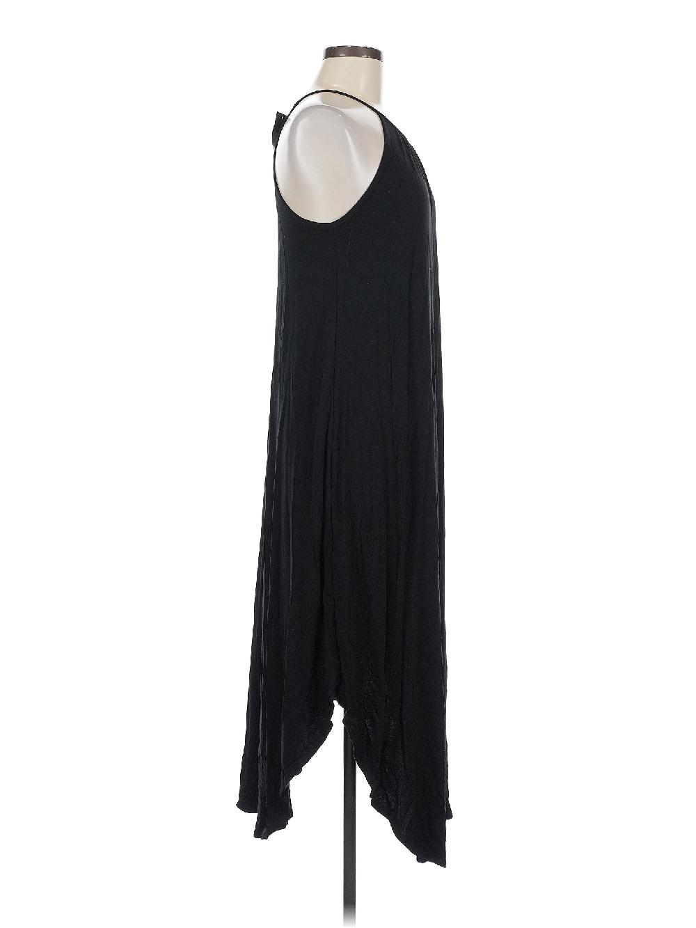 Olivia Rae Solid Black Casual Dress Size S - 56% Off