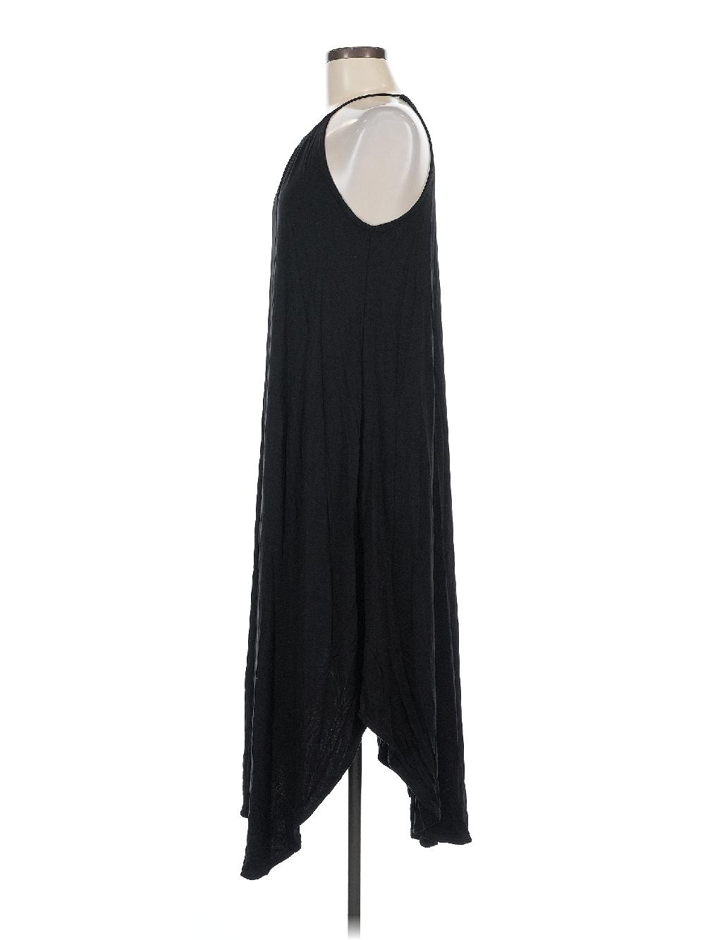 Olivia Rae Solid Black Casual Dress Size S - 56% Off