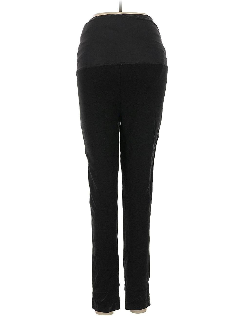 Pink Blush Black Casual Pants Size M - 52% Off