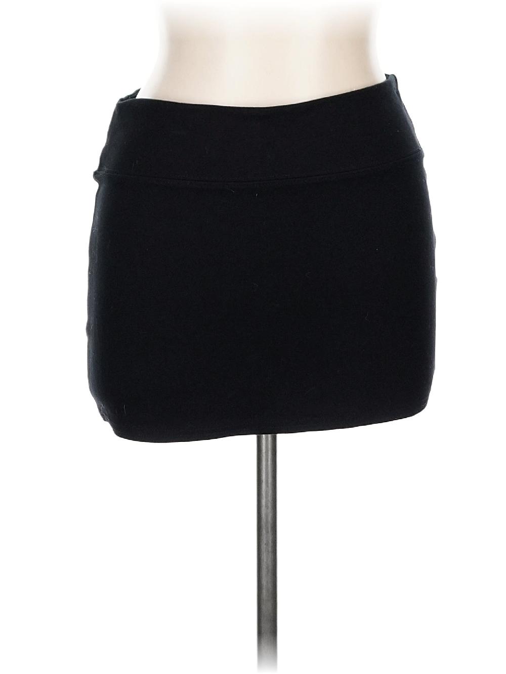 Urban Outfitters Solid Black Casual Skirt Size L - 56% off