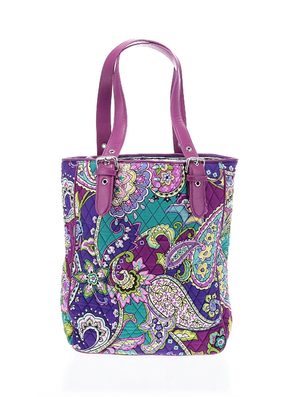 Vera Bradley Paisley Purple Shoulder Bag One Size - 56% Off