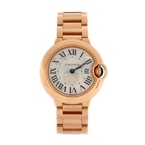 Cartier Ballon Bleu de Cartier Quartz Watch Rose Gold 28 - Great | Item # 309047/12 / Silver