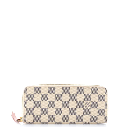 Louis Vuitton Clemence Wallet Damier - Good | Item # 320996/3 / white