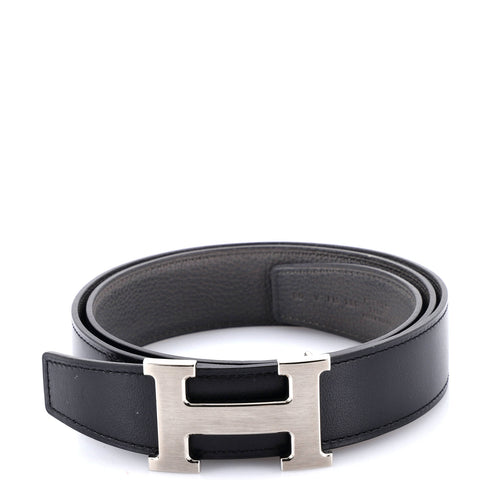 Hermes Constance Reversible Belt Leather Medium - Great | Item # 364043/3 / black