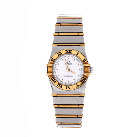 Omega Constellation Quartz Watch Stainless Steel and Yellow Gold 22 - Good | Item # 377589/2 / White