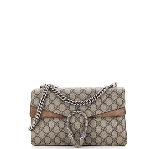 Gucci Dionysus Bag GG Coated Canvas Small - Very Good | Item # 380811/1 / brown