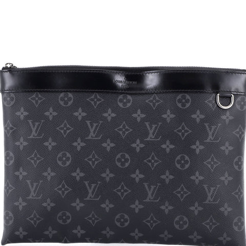 Louis Vuitton Discovery Pochette Monogram Eclipse Canvas GM - Very Good | Item # 380285/5 / black