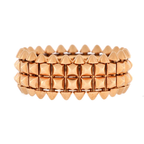 Cartier Double Row Clash de Cartier Ring 18K Rose Gold - Very Good | Item # 321048/2 / Rose Gold