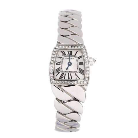 Cartier La Dona de Cartier Quartz Watch White Gold with Diamond Bezel 18 - Very Good | Item # 306481/1 / Silver
