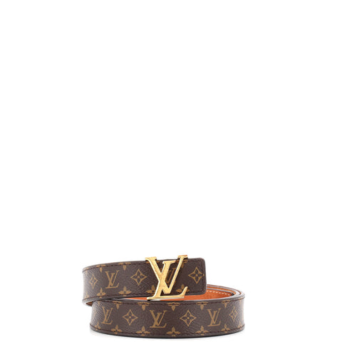 Louis Vuitton LV Iconic Reversible Belt Monogram Canvas and Leather Thin 75 - Good | Item # 349573/1 / brown