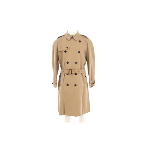 Burberry Men's Long Kensington Trench Coat Cotton - Very Good | Item # 370165/1 / neutral