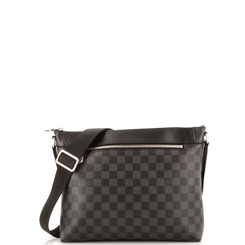 Louis Vuitton Mick NM Messenger Bag Damier Graphite PM - Great | Item # 298445/95 / black