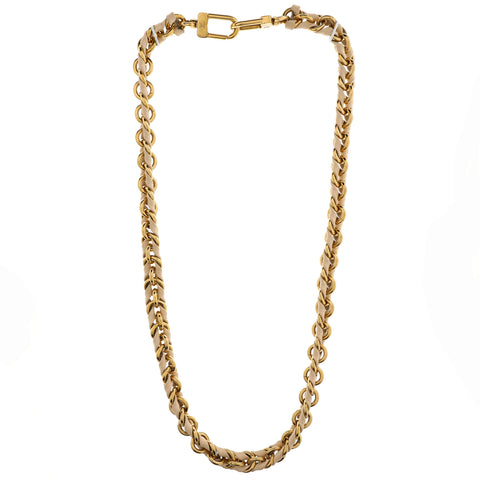 Louis Vuitton Multi Pochette Accessoires Woven Chain Strap Leather and Metal - Great | Item # 306468/1 / neutral