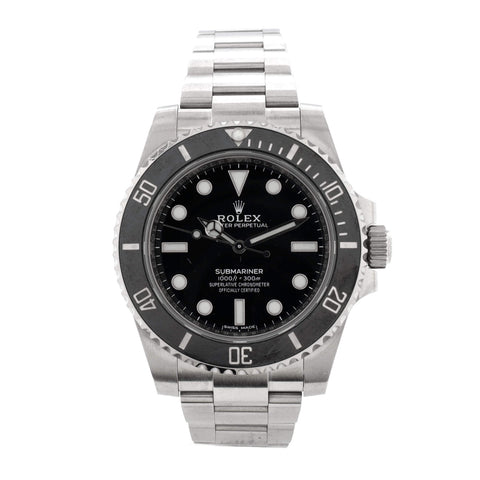 Rolex Oyster Perpetual Submariner Automatic Watch Stainless Steel and Cerachrom 40 - Excellent | Item # 327034/110 / Black