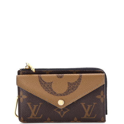 Louis Vuitton Recto Verso Card Holder Reverse Monogram Canvas - Very Good | Item # 369198/1 / black
