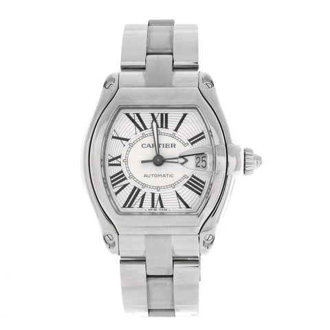 Cartier Roadster Automatic Watch Stainless Steel 39 - Great | Item # 362293/4 / Neutral