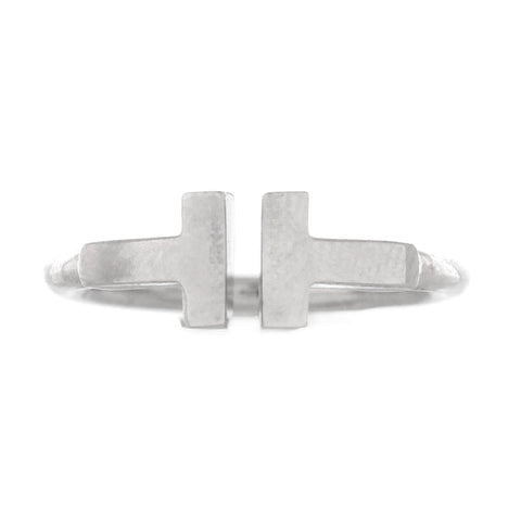 Tiffany u0026 Co. T Wire Ring 18K White Gold - None | Item # 354008/1 / White Gold