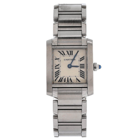 Cartier Tank Francaise Quartz Watch Stainless Steel 20 - Very Good | Item # 370575/1 / Neutral