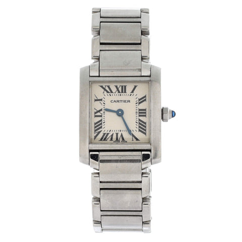 Cartier Tank Francaise Quartz Watch Stainless Steel 25 - Great | Item # 366998/1 / Neutral