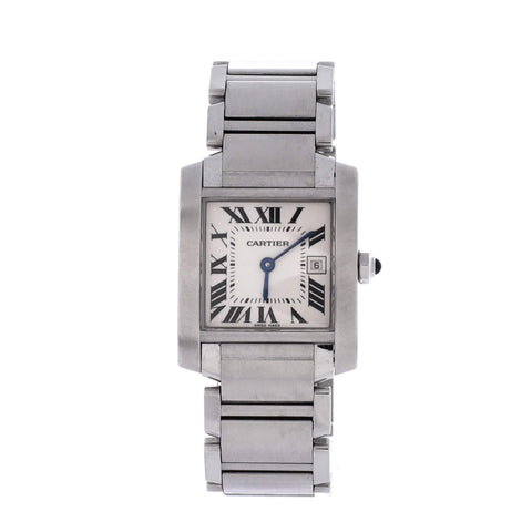 Cartier Tank Francaise Quartz Watch Stainless Steel 25 - Great | Item # 374918/1 / Neutral