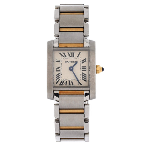 Cartier Tank Francaise Quartz Watch Stainless Steel and Yellow Gold 20 - Very Good | Item # 373219/1 / Neutral Cartier Tank Francaise Quartz Watch Stainless Steel and Yellow Gold 20 - Very Good | Item # 373219/1 / Neutral