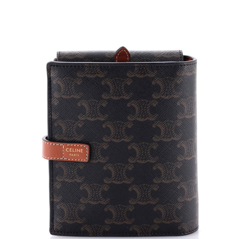 Celine Travel Kit Triomphe Coated Canvas - Great | Item # 293482/91 / brown