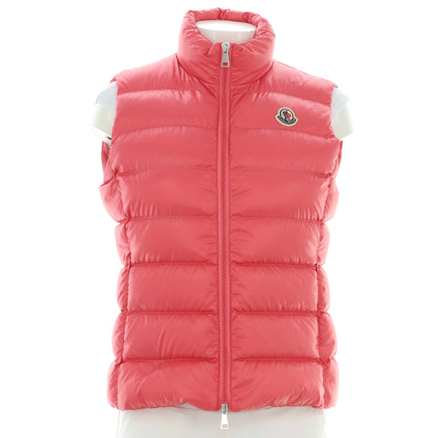 Moncler Women's Ghany Puffer Vest Quilted Polyamide with Down - Great | Item # 379510/2 / pink