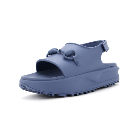 Gucci Women's Horsebit Touch Velcro Sandals Rubber - Excellent | Item # 300411/3 / blue