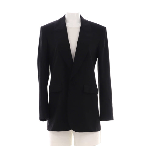 Saint Laurent Women's Single Breasted Blazer Silk - Great | Item # 320431/1 / black