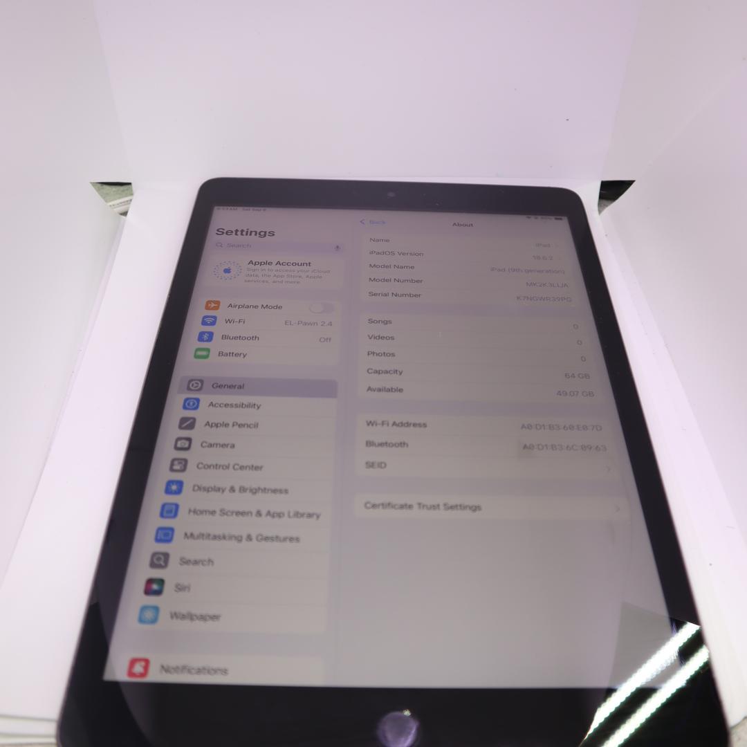 Apple iPad 9th Gen Wi-Fi