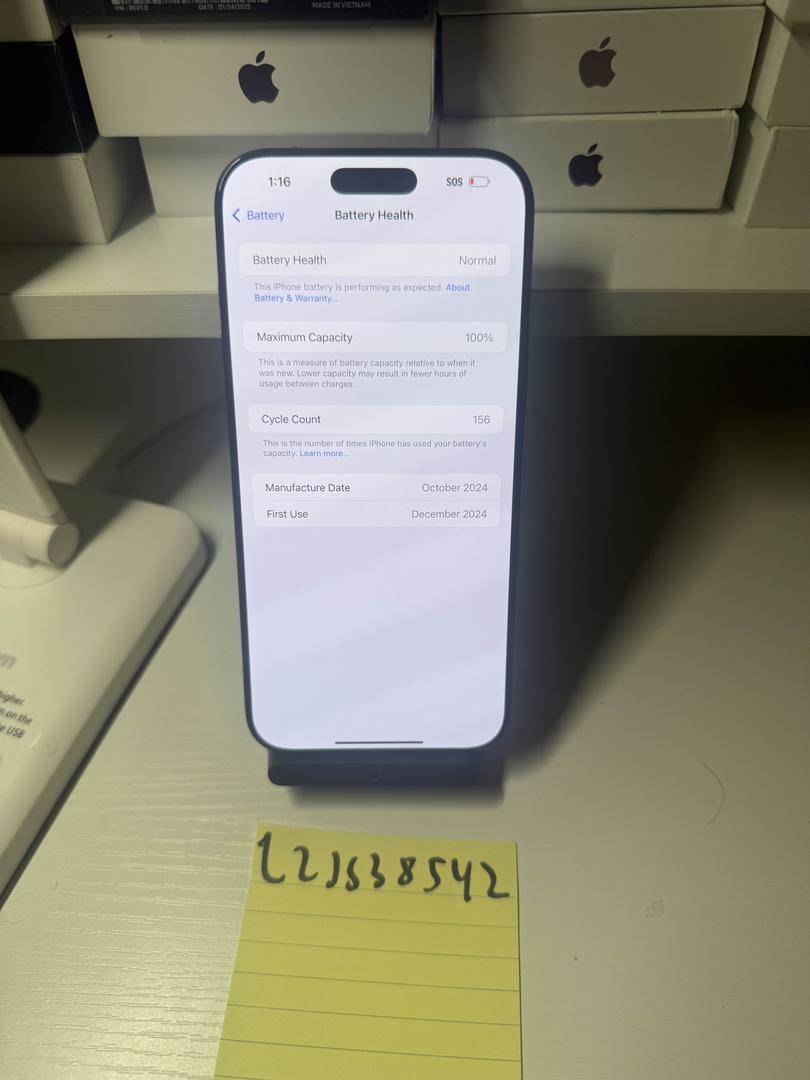 Apple iPhone 16 Pro Max Spectrum