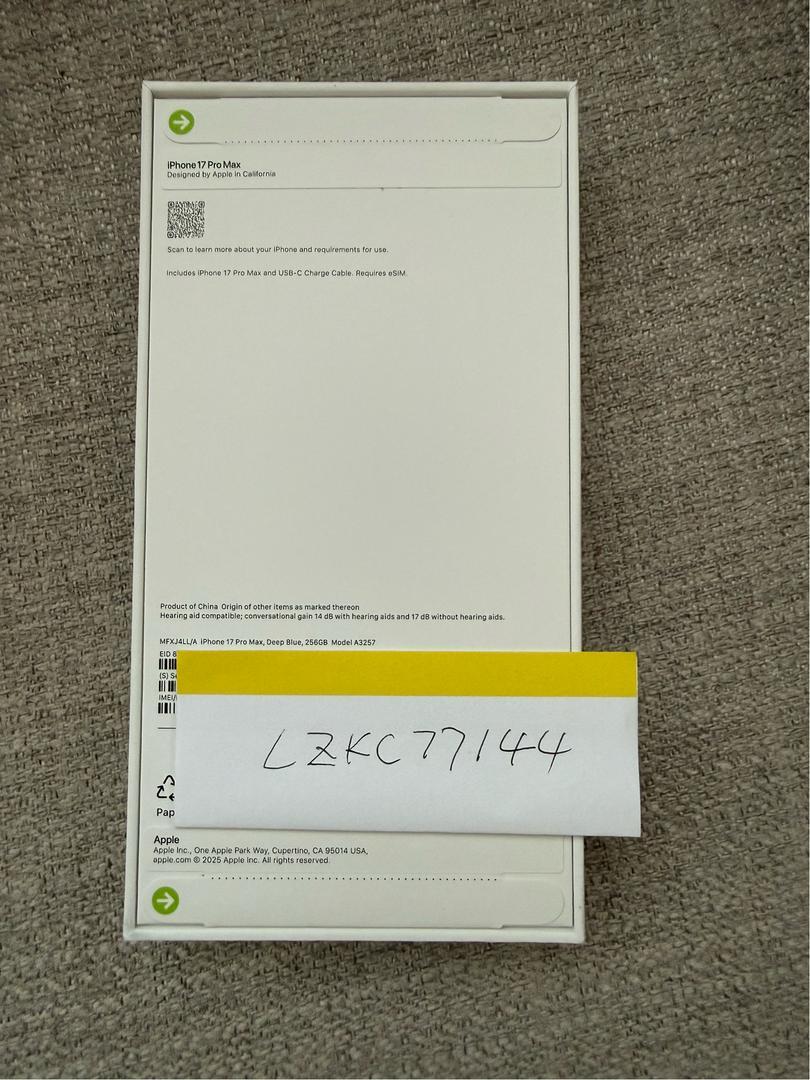 Apple iPhone 17 Pro Max Unlocked