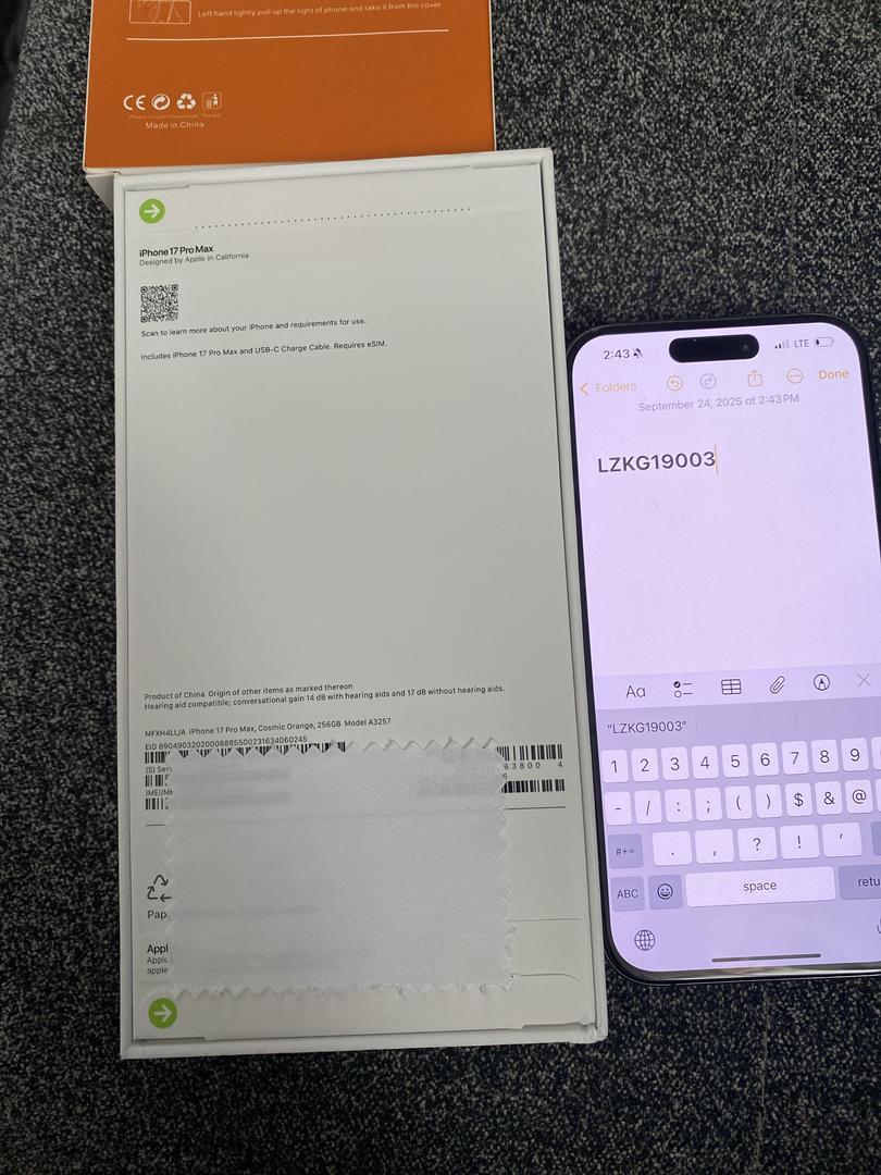 Apple iPhone 17 Pro Max Verizon