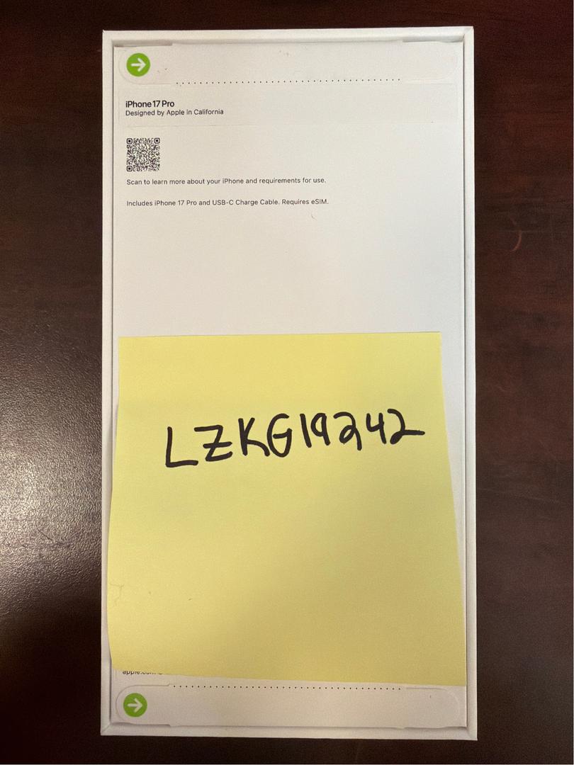 Apple iPhone 17 Pro T-Mobile